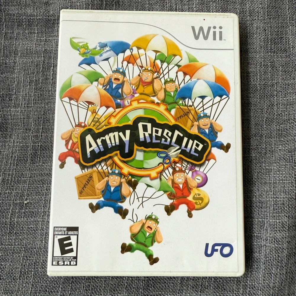 Nintendo Wii Army Rescue Video Game Complete with Manual‎ Strategy Warfare